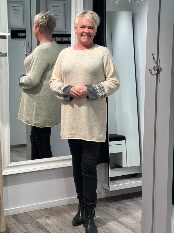 Genser Cream Melange